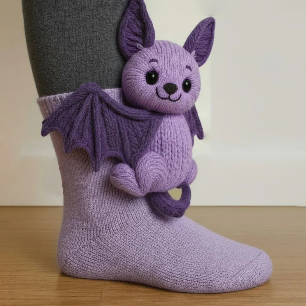 🔥Last Day 49% OFF-3D Knit Animal Socks🧦