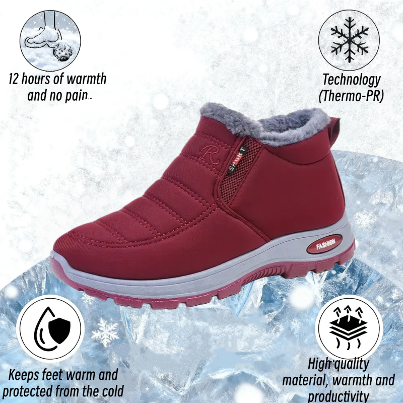 🔥Last Day Promotion 50% OFF🔥 Unisex Warm Sheepskin-Lined Boots , Easy To Wear, Comfortable When Walking