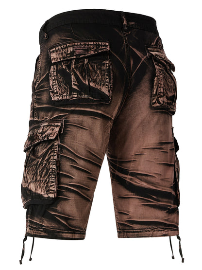 CanooSport Camo Pattern Cotton Cargo Shorts