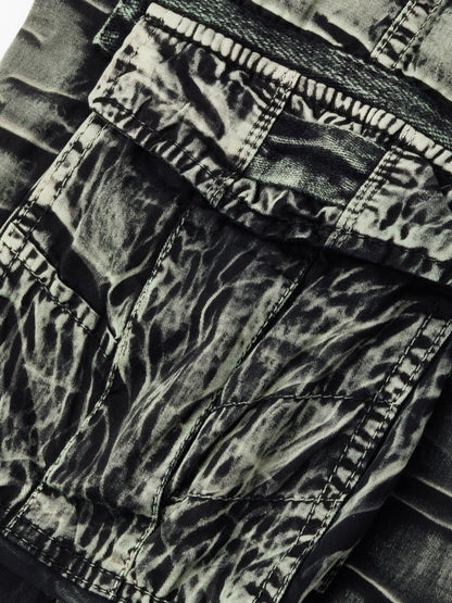 CanooSport Camo Pattern Cotton Cargo Shorts