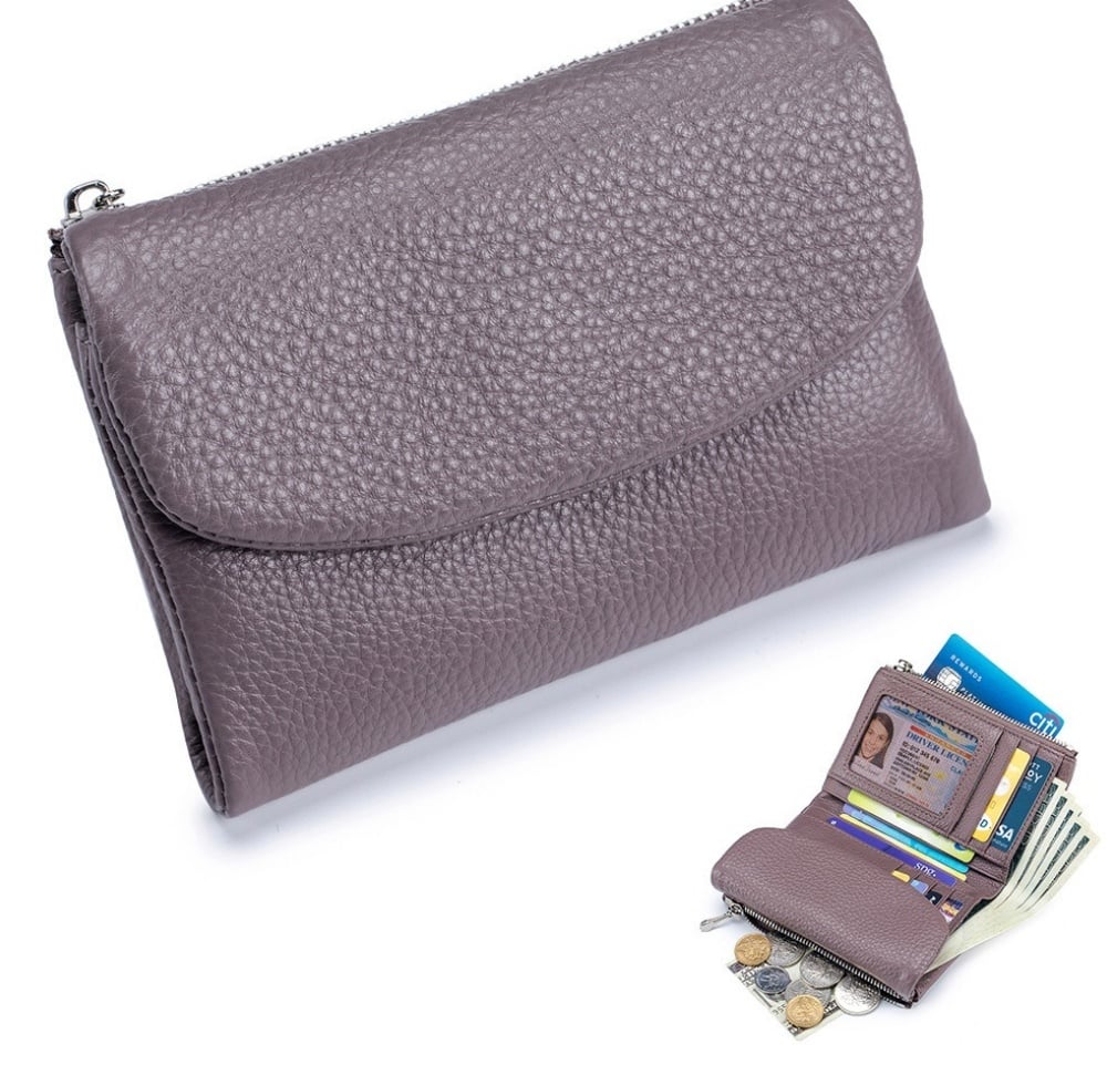Last Day 49% Off🔥 Pebble Leather Wallet - Buy 2 Get Free Shipping Today