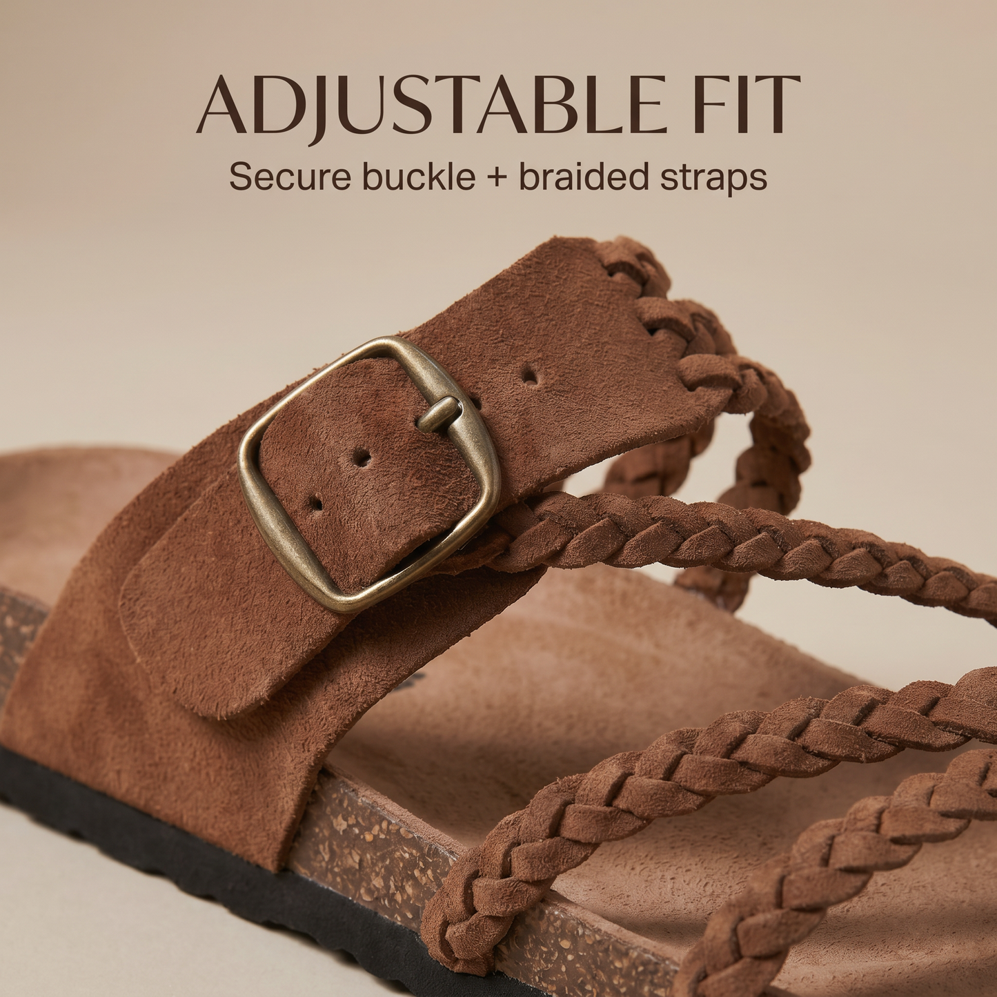 Hayleigh Braided Cork Sandals – Your Feet Called. They Want These.