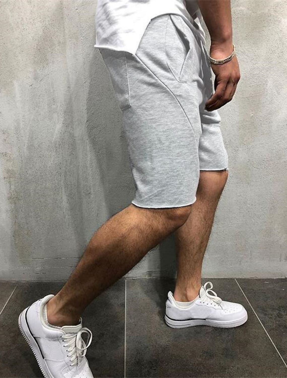 CanooSport™ Loose Plain Elastic Waist Shorts