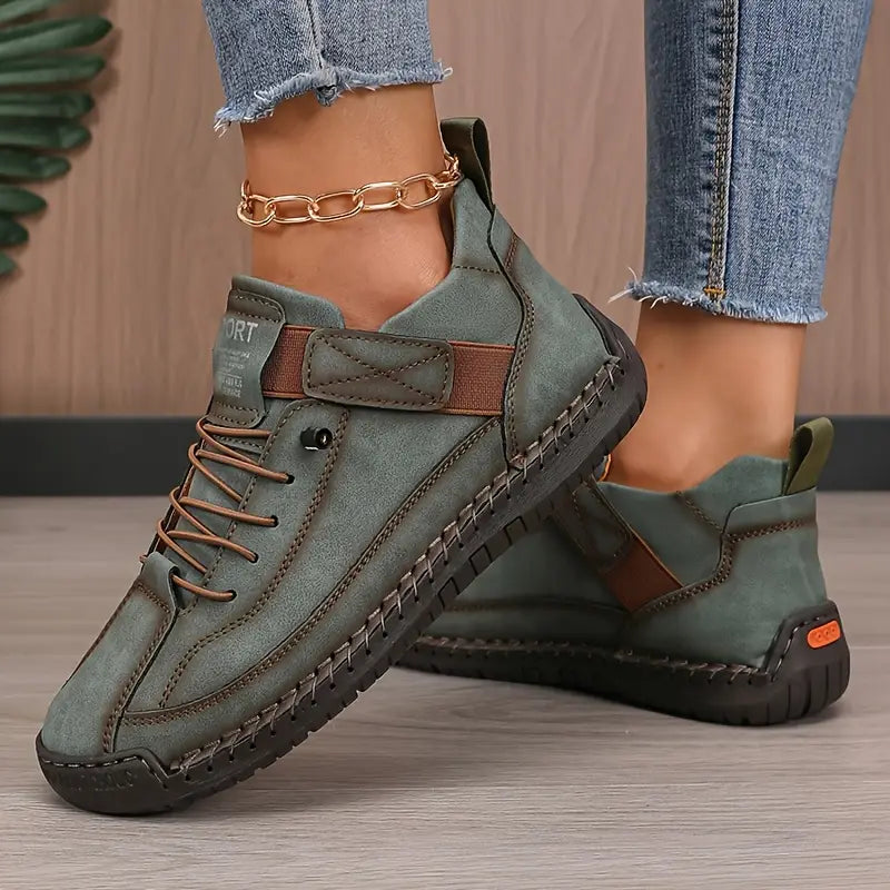 Women's Leather Sneakers – Soft Comfort & Orthopedic Support