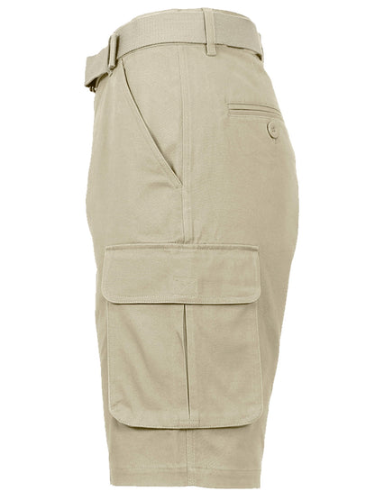 Men’s Multi-Pocket Cargo Shorts w/ Belt – Built for Summer Comfort