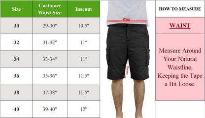 Men’s Multi-Pocket Cargo Shorts w/ Belt – Built for Summer Comfort