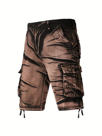 CanooSport Camo Pattern Cotton Cargo Shorts
