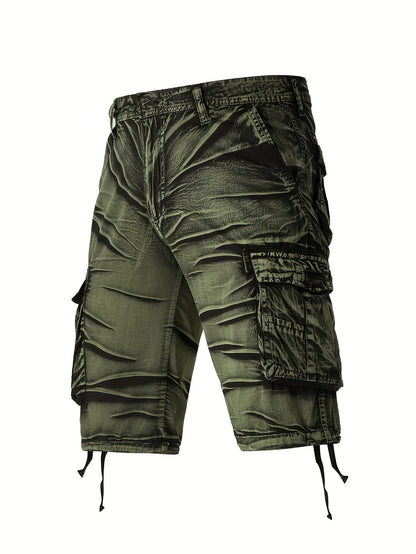 CanooSport Camo Pattern Cotton Cargo Shorts