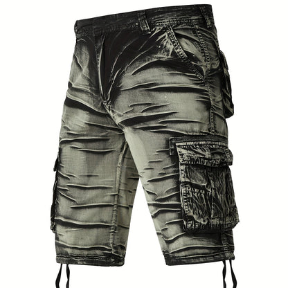 CanooSport Camo Pattern Cotton Cargo Shorts