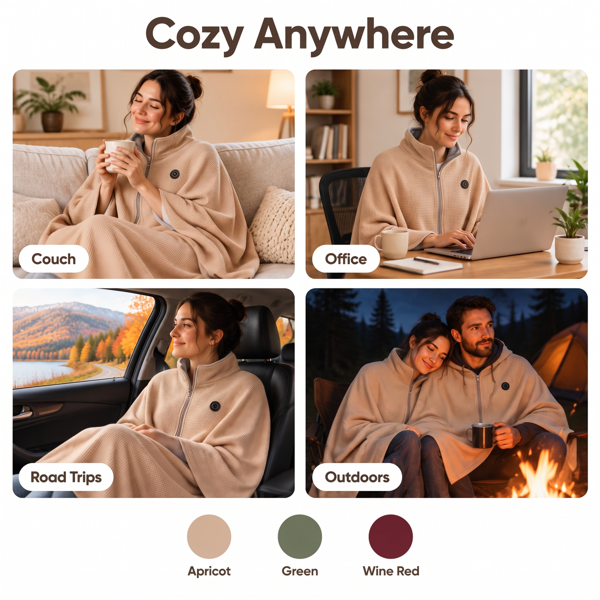 Canoo™ Heated Wearable Blanket Wrap