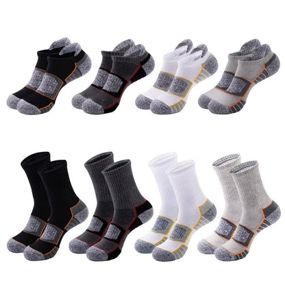 Thick Padded Compression Sports Socks — Ankle & Crew Lengths