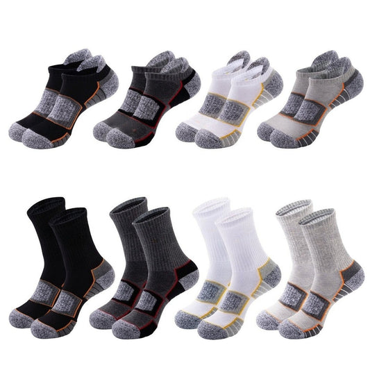 Thick Padded Compression Sports Socks — Ankle & Crew Lengths