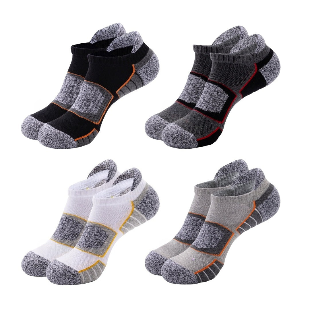Thick Padded Compression Sports Socks — Ankle & Crew Lengths