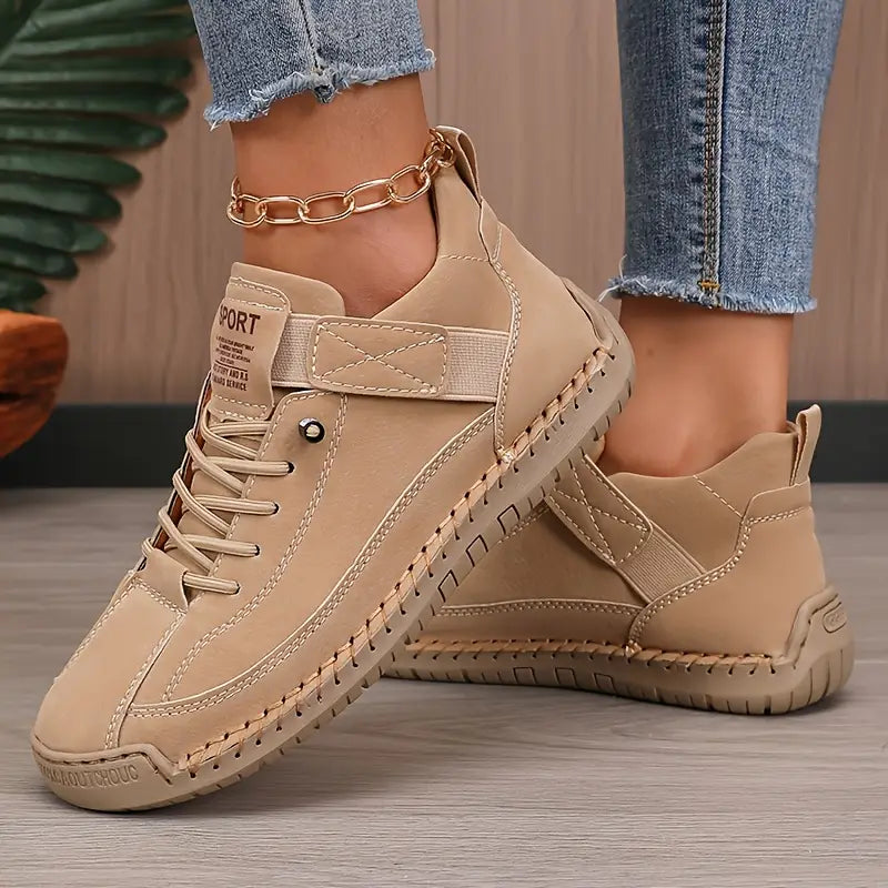 Women's Leather Sneakers – Soft Comfort & Orthopedic Support