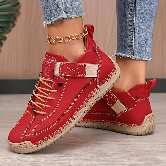 Women's Leather Sneakers – Soft Comfort & Orthopedic Support