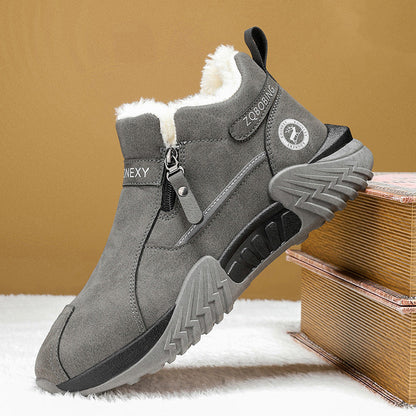 Men's Warm Fleece-Lined Winter Ankle Boots