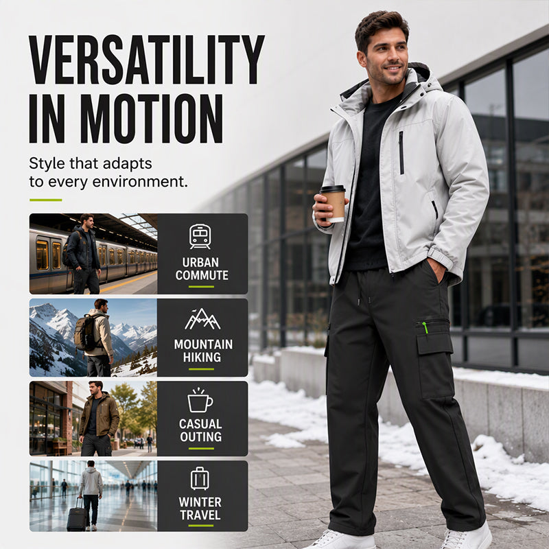 Men’s Windproof Thermal Outdoor Pants